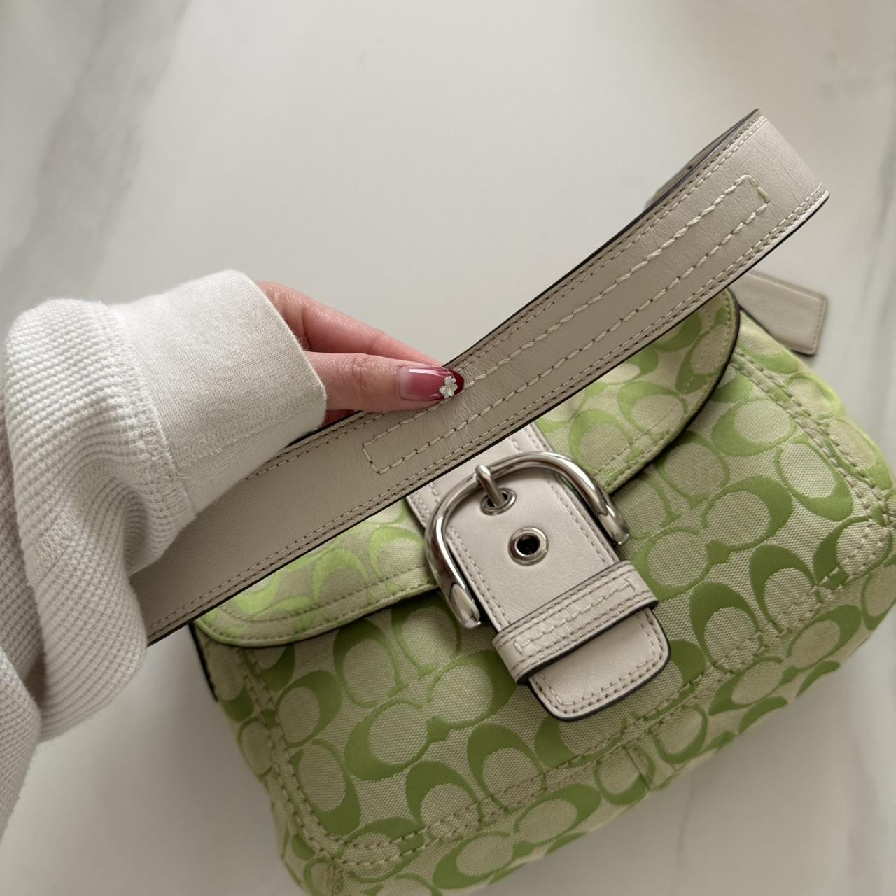 Vintage Y2K Coach Soho Bag in Kiwi Green