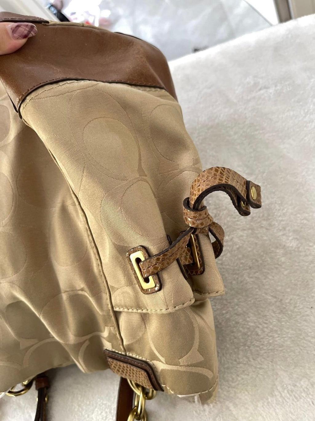Vintage Coach hobo shoulder bag