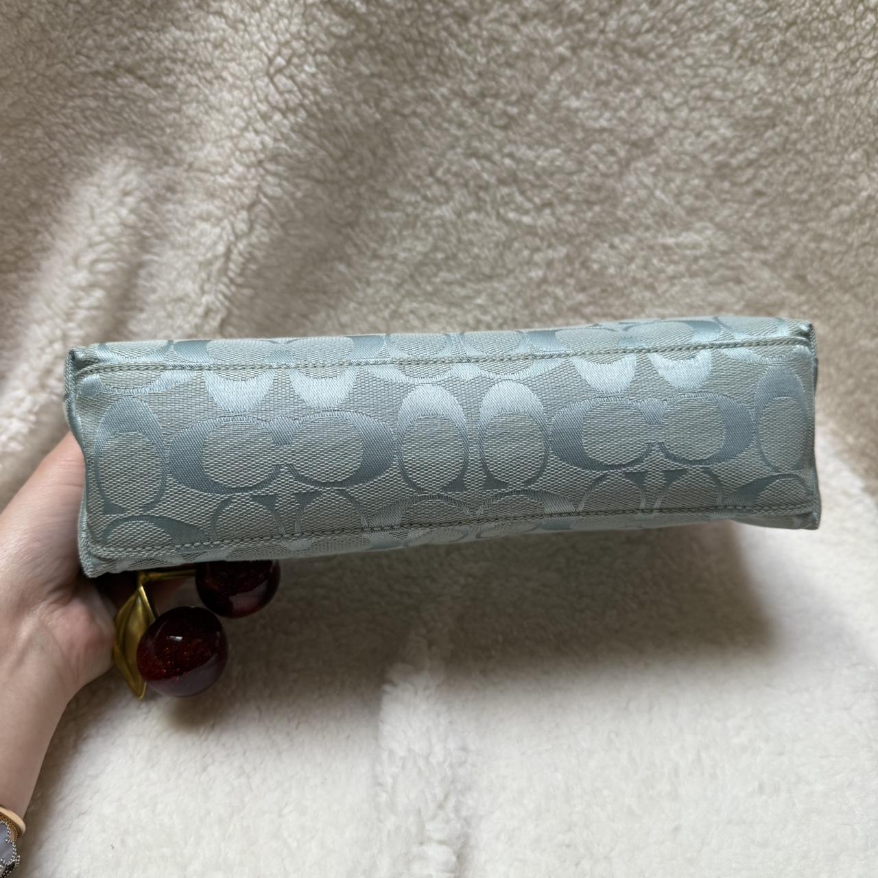 Vintage Y2K Coach Baguette (Shoulder Bag) in baby blue