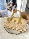 Coach Ashley Signature Sateen Satchel