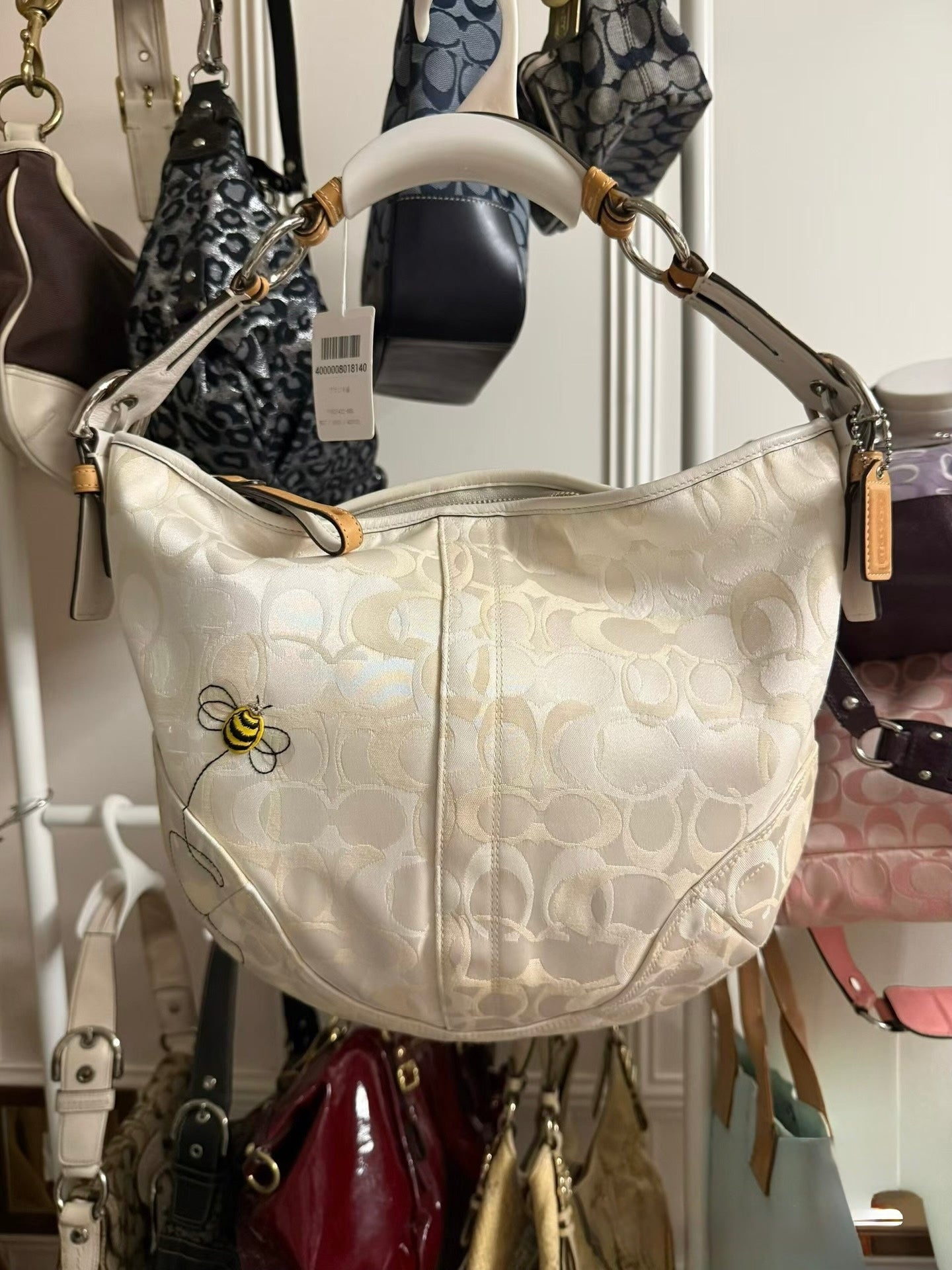 Vintage Y2K Coach Bumblebee Large Hobo