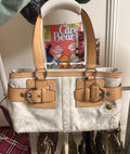 Vintage Y2K Coach Double Buckle Tote