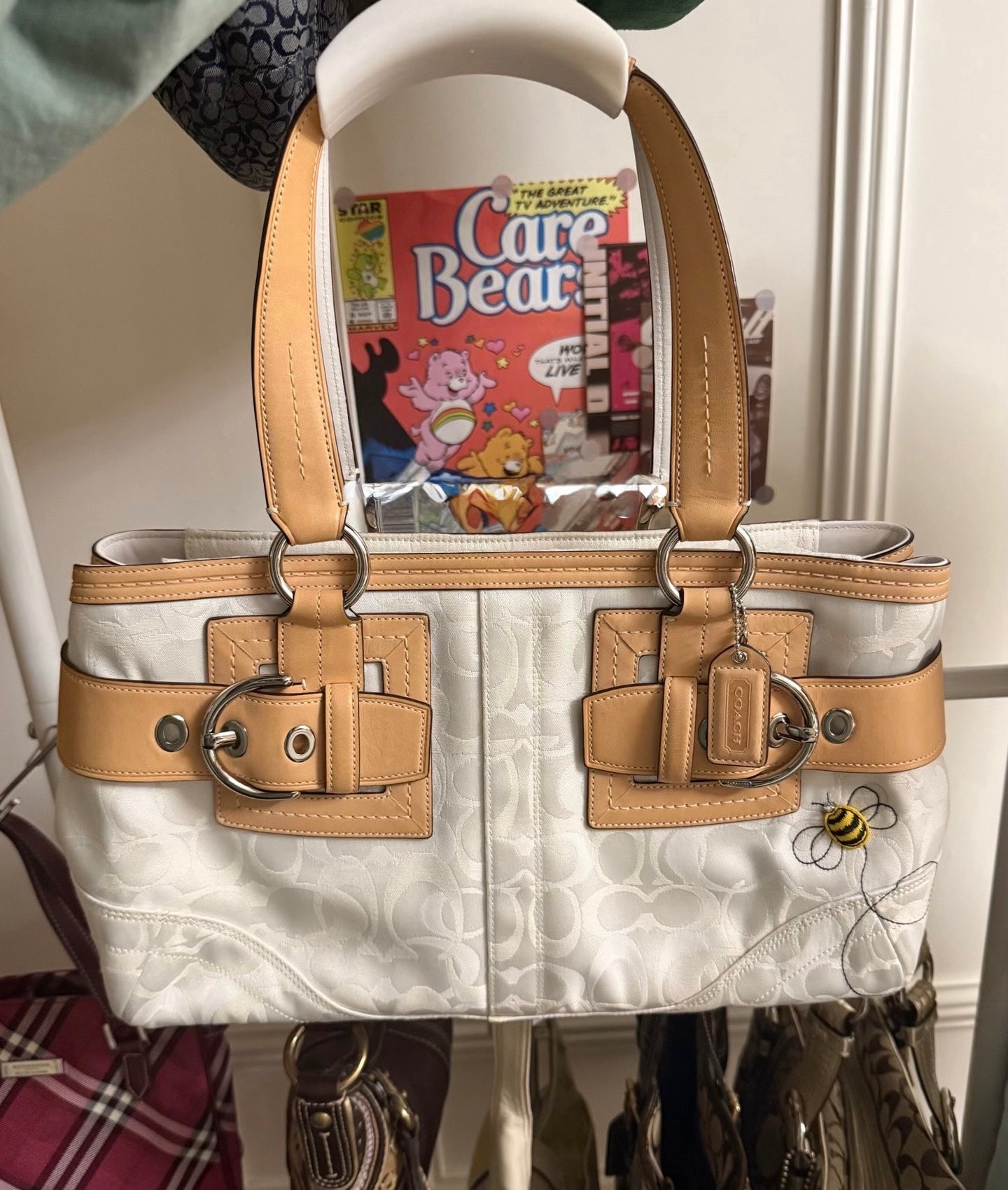 Vintage Y2K Coach Double Buckle Tote