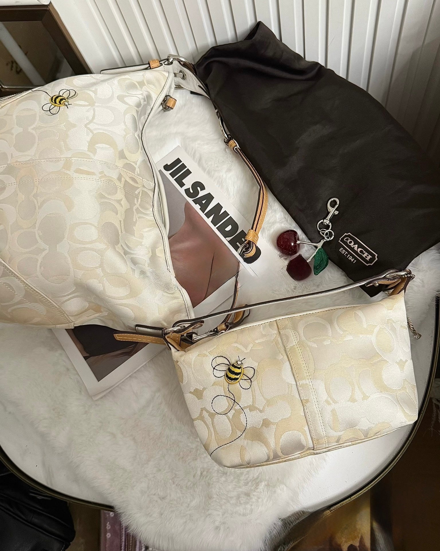 Vintage Y2K Coach Bumblebee Demi Pochette