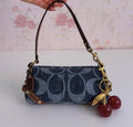 Vintage Coach 2000s denim micro carly bag