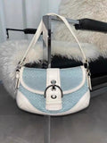Vintage Y2K Coach Soho Shoulder bag in Baby Blue