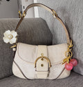Coach White & Gold mini Soho