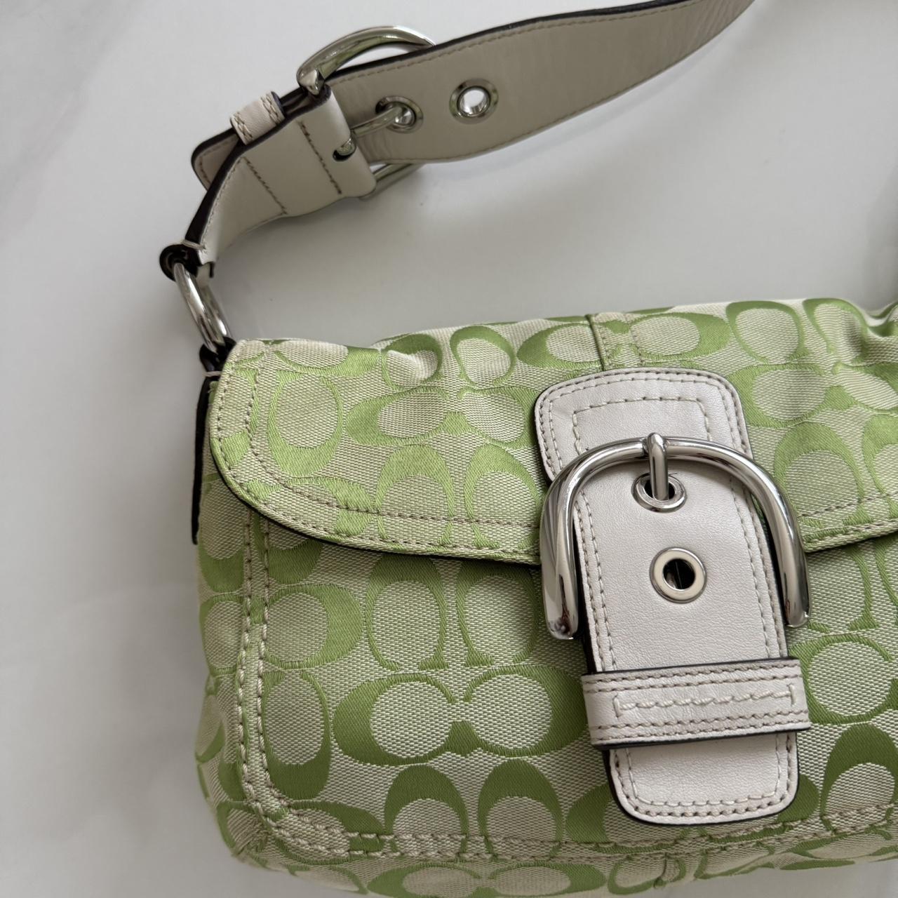 Vintage Y2K Coach Soho Bag in Kiwi Green
