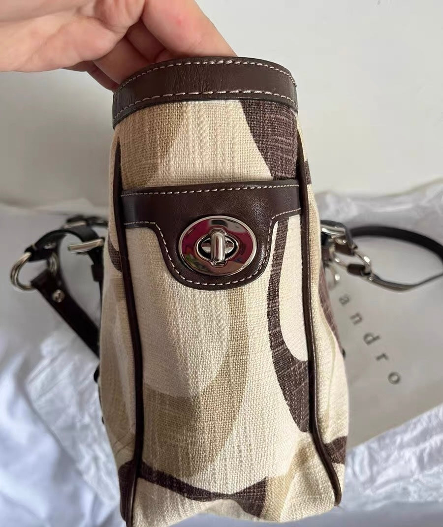 Vintage Coach Hampton Signature Optic Tote
