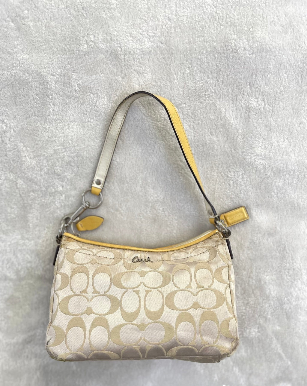 Coach Optic Signature C Demi Pouch / Small Shoulder Bag