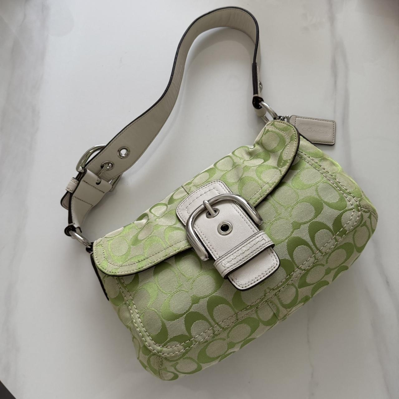 Vintage Y2K Coach Soho Bag in Kiwi Green