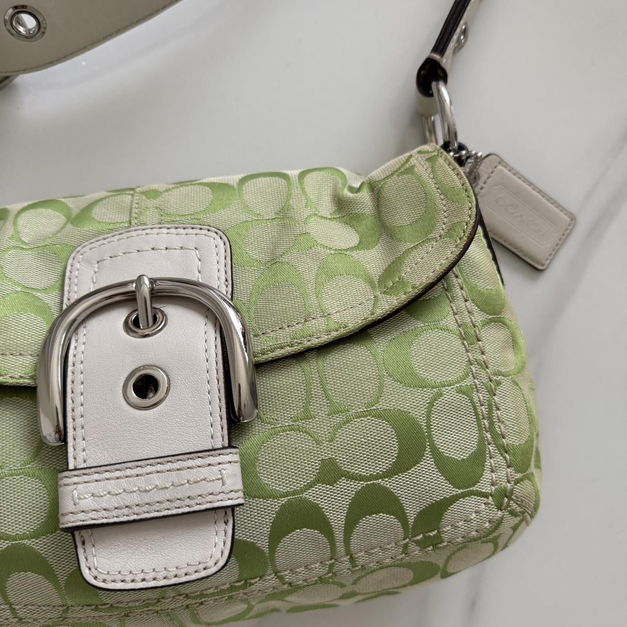 Vintage Y2K Coach Soho Bag in Kiwi Green